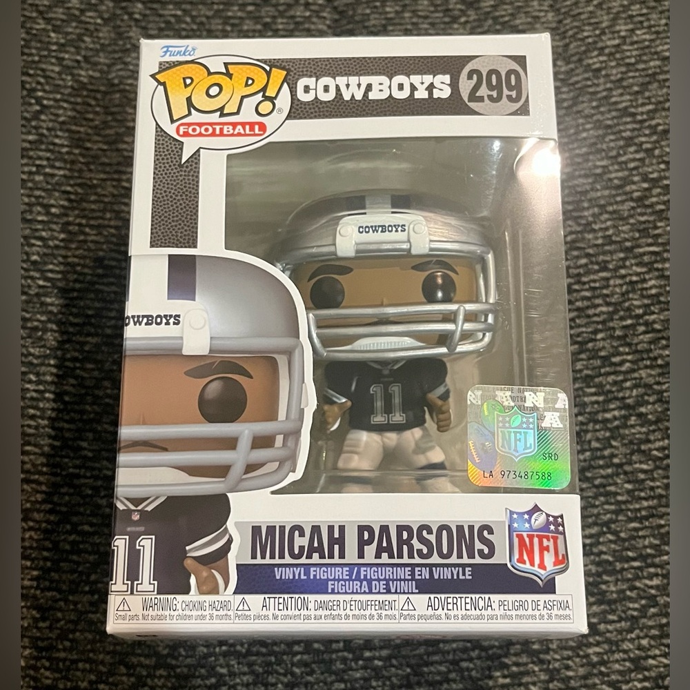 FUNKO POP! Football Dallas Cowboys  Micah Parsons  NFL Brand New Figure